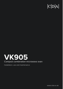 Bruksanvisning CDA VK905SS Mikrovågsugn