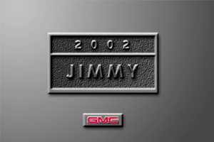 Bruksanvisning GMC Jimmy (2002)