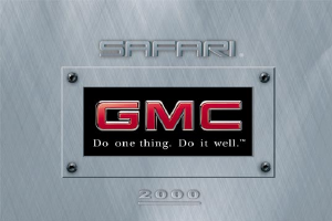 Bruksanvisning GMC Safari (2000)