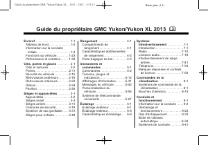 Mode d’emploi GMC Yukon (2013)