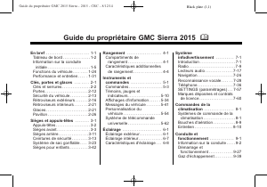 Mode d’emploi GMC Sierra (2015)