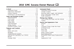 Manual GMC Savana (2010)
