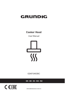 Manual de uso Grundig GDKP2460BC Campana extractora