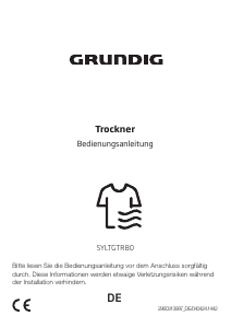 Bedienungsanleitung Grundig SYLTGTR80 Trockner