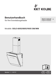 Bedienungsanleitung KKT Kolbe SOLO8005WM Dunstabzugshaube