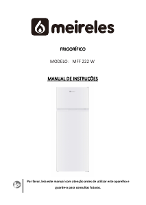Manual Meireles MFF 222 W Frigorífico combinado