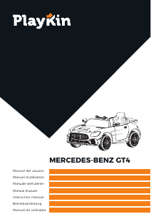 Manual Playkin Mercedes-Benz GT4 Carro infantil