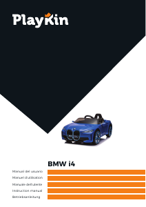 Manual de uso Playkin BMW i4 Coche para niños