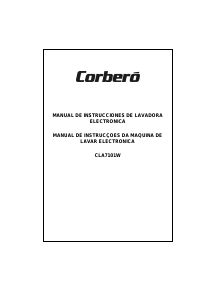 Manual Corberó CLA 7101 W Máquina de lavar roupa