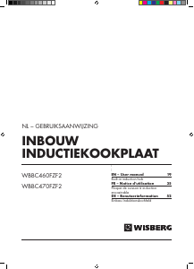 Handleiding Wisberg WBBC470FZF2 Kookplaat