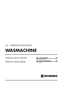 Bruksanvisning Wisberg WBWM1400A18WNB Tvättmaskin