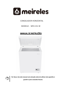 Manual de uso Meireles MFA 151 W Congelador