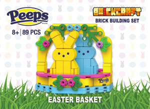 Manual Brickcraft set 72115 Peeps Easter basket (yellow & blue)