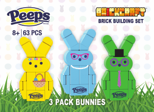 Manual Brickcraft set 72172 Peeps 3-pack bunnies (blue, green, yellow)