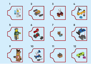 Bruksanvisning Lego set 60475 City LEGO City Adventskalender 2025