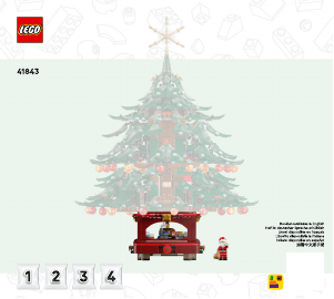 Brugsanvisning Lego set 41843 Icons Familie-juletræ
