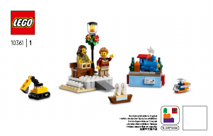 Brugsanvisning Lego set 10361 Icons Juleekspressen
