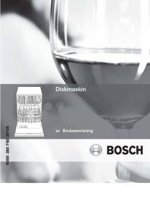 Bruksanvisning Bosch SGU55E82SK Diskmaskin