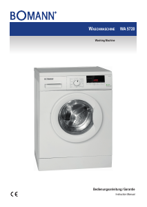 Manual Bomann WA 5720 Washing Machine