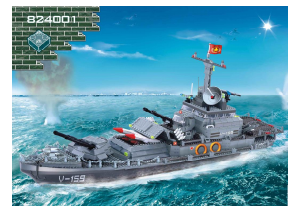 Handleiding BanBao set 8240 Defence Force Militair aanvalsschip