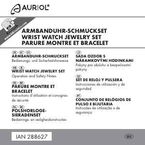 Bedienungsanleitung Auriol IAN 288627 Armbanduhr