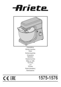 Manual Ariete 1576 Mixer cu vas