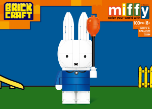 Manual Brickcraft set 72394 Miffy Miffy with balloon