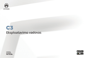 Vadovas Citroën C3 (2025)