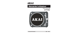 Mode d’emploi Akai ATT10U Platine