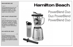 Bruksanvisning Hamilton Beach 54500 Blender