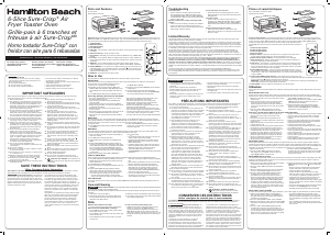 Mode d’emploi Hamilton Beach 31480 Four