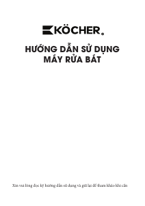 Hướng dẫn sử dụng Köcher X15UV Máy rửa chén
