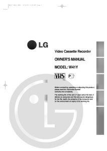 Handleiding LG W41Y Videorecorder