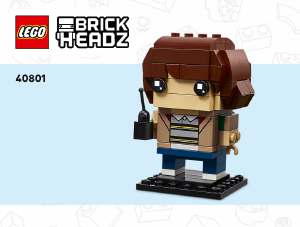 Bedienungsanleitung Lego set 40801 Brickheadz Mike, Dustin, Lucas und Will