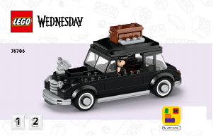 Brugsanvisning Lego set 76786 Wednesday Morticias hus