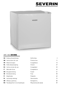 Bedienungsanleitung Severin GB 8886 Gefrierschrank