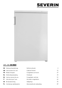 Bedienungsanleitung Severin GS 8865 Gefrierschrank