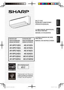 Handleiding Sharp AY-XPC18ZU Airconditioner