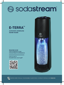Manuale SodaStream E-Terra Macchina dell'acqua