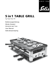 Bedienungsanleitung Solis 791 Raclette-grill