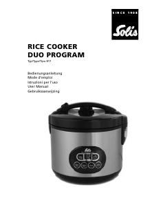 Mode d’emploi Solis 817 Duo Program Cuiseur à riz