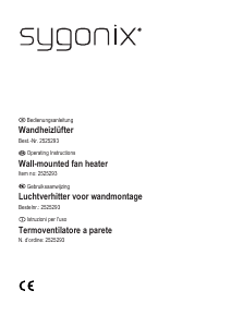 Bedienungsanleitung Sygonix SY-5050586 Heizgerät