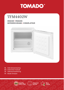 Bruksanvisning Tomado TFM4402W Frys