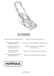 Manuale VonHaus 8100093 Rasaerba