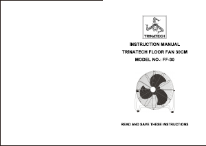 Handleiding Trinatech FF-30 Ventilator