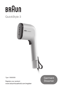 Mode d’emploi Braun GS 3012 QuickStyle 3 Défroisseur