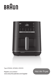 Bruksanvisning Braun HF 5075I Fritös