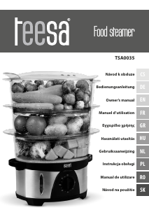 Használati útmutató Teesa TSA0035 Párolóedény