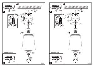 Manual de uso Eglo 390292 Lámpara
