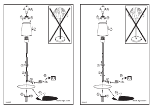Rokasgrāmata Eglo 390295 Lampa